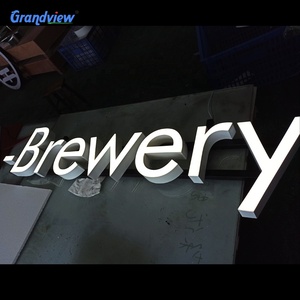 Lettres en relief 3D personnalisées rétroéclairées par LED, étanches, pour enseigne de magasin, boîte à lumière avec <span class=keywords><strong>nom</strong></span> de magasin - Product Image 4