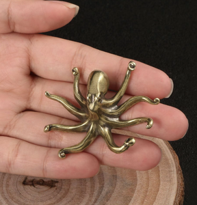 Латунная статуя павлина Настольный орнамент скульптура павлина литье ремесло - Product Image 1