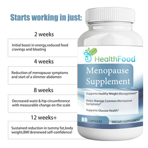 Capsules de suppléments pour la ménopause en marque blanche : favorisent la gestion du poids, atténuent les symptômes courants de la ménopause, rééquilibrent les hormones - Product Image 5