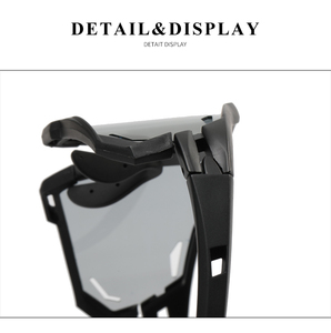 Mới hợp thời trang thể thao Shades người đàn ông Phụ Nữ Xe Đạp Sử dụng nhựa khung phân cực Kính mát đi xe đạp - Product Image 5