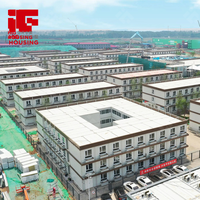 Maisons modulaires préfabriquées de luxe à installation facile, immeubles d'appartements, maisons conteneurs préfabriquées en kit pour campements d'ouvriers d'hôtel