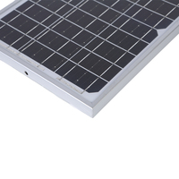 Panneau solaire rigide en verre monocristallin de qualité supérieure 10W pour camping-car, yacht, marine, remorque frigorifique, balcon, clôture, mur