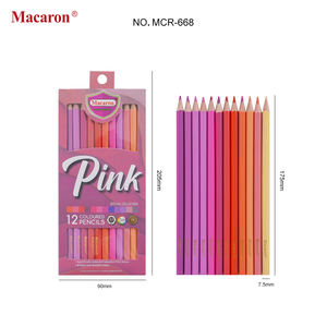Crayons <span class=keywords><strong>de</strong></span> couleur professionnels Macaron, 12 pièces, crayons <span class=keywords><strong>de</strong></span> couleur pour l'école, crayons <span class=keywords><strong>de</strong></span> couleur personnalisés pour enfants - Product Image 4