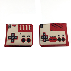 2024 hotselling coloré impression dessin animé <span class=keywords><strong>PS4</strong></span> jeu conception PU cuir court portefeuille jeu main tige portefeuilles porte-<span class=keywords><strong>carte</strong></span> porte-monnaie - Product Image 3