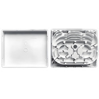 Boîtier terminal fibre optique 4 ports SC en plastique blanc pour système de communication optique, utilisation en centre de données, garantie 2 ans, FTTH