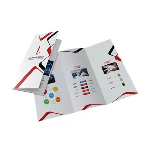 Folleto personalizado de fábrica profesional Impresión en offset Folleto de diseño de folletos de papel de aluminio e impresión de folletos