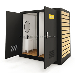 Conteneur préfabriqué mobile 10 pieds pour toilettes et douches publiques extérieures portables – Installation rapide – Vente directe usine - Product Image 3