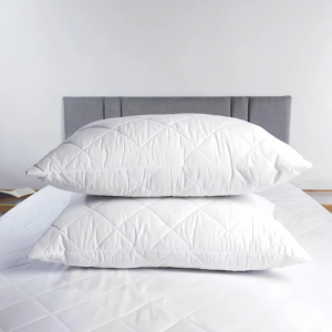 <span class=keywords><strong>Almohada</strong></span> Rectangular de Espuma Viscoelástica para Bebés con Diseño Acolchado en Forma de Diamante para Bebés, Madres y Embarazadas - Soporte Cervical Moderno de 200 Hilos - Product Image 4