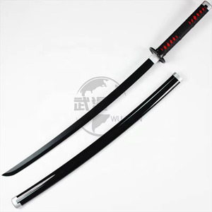 <span class=keywords><strong>Épée</strong></span> de cosplay légère Demon Slayer noire, fourreau d'arme de <span class=keywords><strong>Tanjiro</strong></span>, 102 cm, en bambou, jouet d'anime japonais, pour 14 ans et plus - Product Image 2