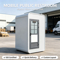 Cabine Sanitaire Préfabriquée Moderne à Installation Facile pour Résidences et Environnements Urbains – Toilettes Mobiles Portables