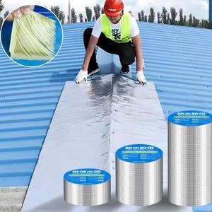 Cinta de butilo de goma, rollo <span class=keywords><strong>para</strong></span> <span class=keywords><strong>techos</strong></span>, papel de aluminio autoadhesivo, membrana impermeabilizante de asfalto <span class=keywords><strong>autoadhesiva</strong></span> negra impermeable moderna - Product Image 1