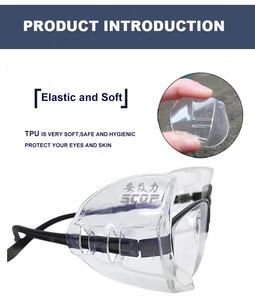 SCQP S008 個人用安全メガネ サイド＆フェイスシールド付き TPUソフトプラスチックフレーム カスタムサングラス 化学実験用 - Product Image 3