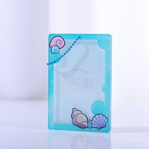 <span class=keywords><strong>Porte</strong></span>-cartes en acrylique de dessin animé <span class=keywords><strong>porte</strong></span>-clés style coréen mignon personnalisé avec <span class=keywords><strong>fenêtre</strong></span> d'affichage <span class=keywords><strong>porte</strong></span>-photo étoile en métal - Product Image 3