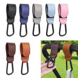 耐久性のある屋外PUレザーハンドルフック,強い自己粘着性ベビーベビーカーベビーカーベビーカーベビーカーキャリッジダブルベビー - Product Image 4