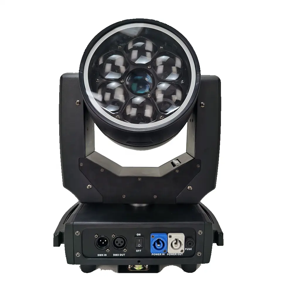 مصباح LED شائع 6x40W تكبير + 60W غسيل FX 4in1 شعاع RGBW مصباح رأس متحرك بيع مباشر من المصنع