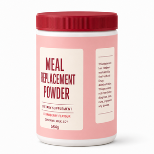 Private Label Herbal Strawberry <strong>Diet</strong> <strong>Shake</strong> Low Calorie High Protein Meal Replacement Powder - Product Image 3