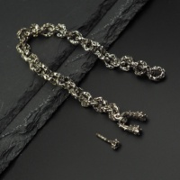 Bracelet chaîne de conception privée 925 breloque en argent hommes bijoux chaîne Bracelet avec fermoir à vis
