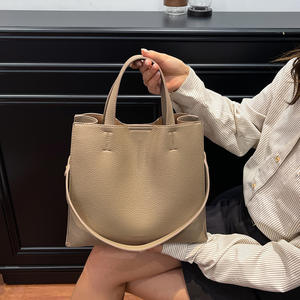 Sac à main seau de luxe personnalisé pour femme en cuir véritable 2026 avec motif perles et bonbons, grande capacité et doublure en coton - Product Image 2