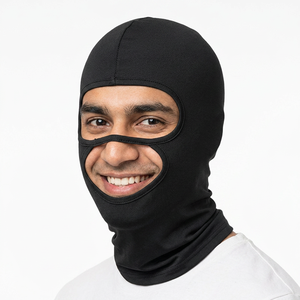 Wholesale High Quality Custom Logo Image Face Mask Knit Full Face <b>Cover</b> Ski Mask 1 Hole Balaclavas Breathable Waterproof 100% - Product Image 1