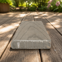 Plancher extérieur en composite de polyuréthane, style britannique, surface en bois vieilli, antidérapant, anti-fatigue, pour terrasse