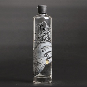 En gros nouveau design personnalisé bouteille en verre de spiritueux 750ml <span class=keywords><strong>Gin</strong></span> vodka/whiskry/rhum bouteille de vin avec bouchon à vis - Product Image 5