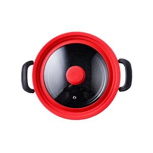 Joywave nhà máy bán buôn ráp Tempered Glass nồi Bìa chịu nhiệt phổ Silicone nắp cho chậu chảo và skillets - Product Image 4