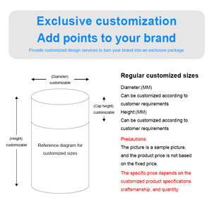 Embalaje de tubo de papel de lápiz labial personalizado; tubo de papel de regalo; lata de papel de pasta de perfume con fondo redondo y tubo de papel <span class=keywords><strong>push</strong></span>-up - Product Image 5