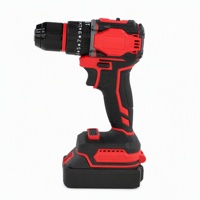Kit de perceuse à percussion sans fil 21V, moteur sans balais, vitesse variable, couple maximal de 40 Nm, 2 batteries, chargeur, qualité industrielle, mandrin de 10 mm