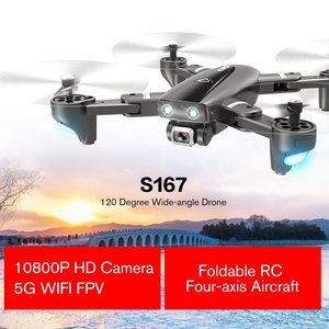 Cmahoshi — Drone S167 quadricoptère GPS avec caméra 5G RC, HD 4K, WIFI, FPV pliable, Photos et vidéos en vol, hélicoptère, S167 - Product Image 2