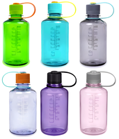 Bouteille d'eau en plastique Tritan écologique de 1000 ml, anti-fuite, avec couvercle à goulot étroit, sans BPA, couleur personnalisable, résistante à l'eau bouillante