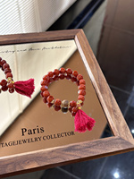 Bracelet en cristal rouge Sinyore - Agate