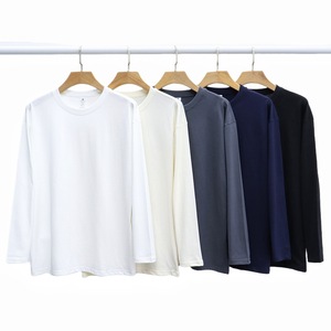 เสื้อยืดคอกลมแขนยาว205กรัม2024โลโก้ตามสั่งผ้าฝ้าย100% เฮฟวีเวตใส่ได้ทั้งชายและหญิง - Product Image 6