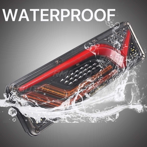 2 Luces Traseras LED Dinámicas de 24V para Camión, Luces de Freno Traseras, Luces de Reversa, Lámpara de Remolque, Camión, Autobús, Cámper, Caravana para Kamaz - Product Image 4