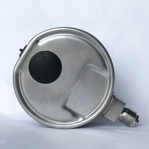Glicerin enchido construção completa ss, 4 polegadas, 100mm, tamanho do discagem 10kg/cm2 140psi, medidor de pressão - Product Image 3