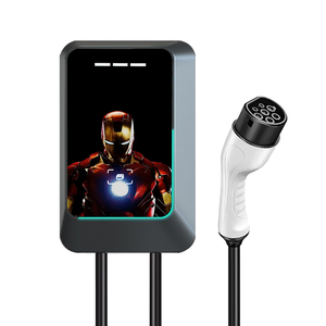 Chargeur mural EV de type 2 7 kW avec câble, station de recharge pour voiture électrique avec câble EVSE, autocollant <span class=keywords><strong>Iron</strong></span> <span class=keywords><strong>Man</strong></span> de haute qualité, vente chaude - Product Image 2