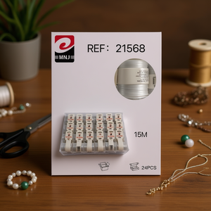 Mnj Elastic Cord 15M White Craft Supplies 24Pcs - Product Image 3