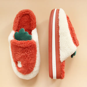 شبشب محشو جديد رائج لطيف من فاكهة الخوخ النعال النعومة الفائقة النعومة مخصص للنساء تجار الجملة الدافئة في فصل الشتاء - Product Image 6