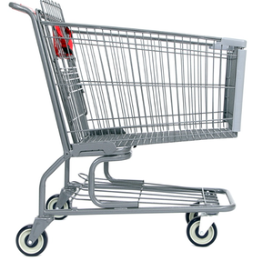 मानक किराने की खरीदारी की टोकरी सुपरमार्केट ट्राली - Product Image 4