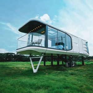บ้านวิลล่าสำเร็จรูป <span class=keywords><strong>2</strong></span> ห้องนอน บ้านพักสำเร็จรูป โรงแรมแคปซูลเคลื่อนที่ - Product Image 1