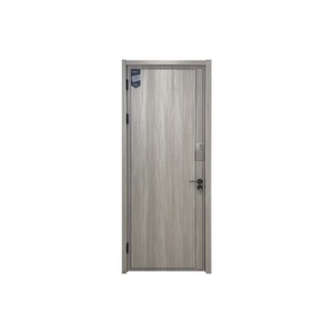 Porte intérieure en mélamine avec cadre en bois massif, isolation phonique, ouverture plate, manuelle, complète, plusieurs couleurs, Zhejiang - Product Image 3