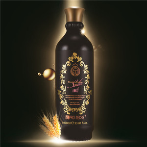 Traitement capillaire à la kératine protéinée <span class=keywords><strong>maison</strong></span>, sans formaldéhyde, au caviar doré, OEM/ODM - Product Image 1