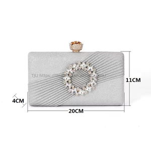 New Cross-border Foreign Trade Super Flash Birthday Wedding Dress Celebrity Handheld Evening Bag Night Temperament Tanjing - Product Image 5