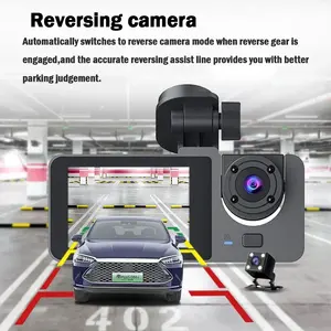 Kamera Dasbor WiFi 1080P Kamera Tampak Belakang Nirkabel Perekam Video <span class=keywords><strong>DVR</strong></span> Mobil Penglihatan Malam IR GPS MicroSD Kotak Hitam Kendaraan Perjalanan Harian - Product Image 5