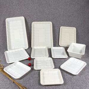 H01 15% biodegradable bandeja de comida carne de fruta vegetal de embalaje seco bio degradable sirviendo pollo desechables chipy clemshell - Product Image 5