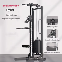Equipo de Fitness Multifuncional para el Hogar, Soporte para Sentadillas y Dominadas, Entrenador Corporal Completo, Metálico