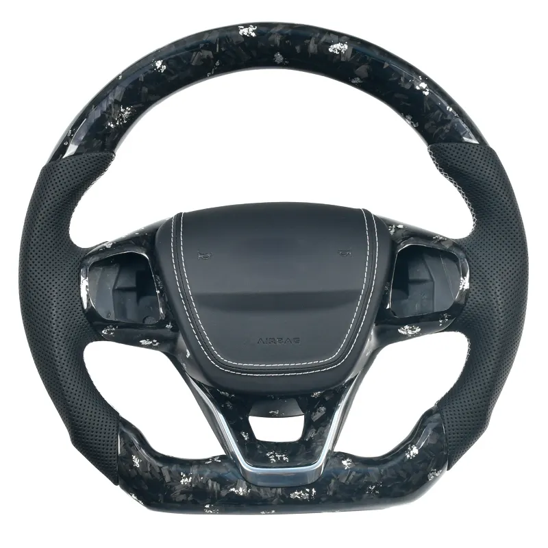 Personalizzazione in fibra di carbonio auto interna Automobile per Ford Focus MK3 MK4 ST RS 2018 2019 2020 2021 2022 volante auto