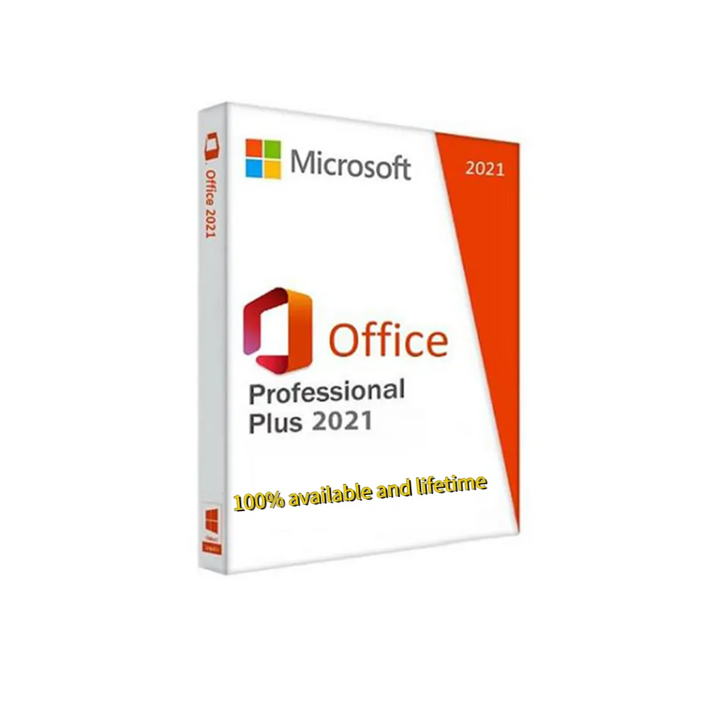 100% available and lifetime Office 2021 Pro Plus 100% Online Digital License Office 2021 Pro Plus Send by Email