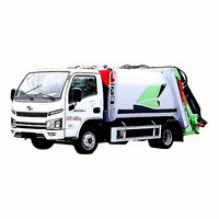 Camion à ordures compacteur
