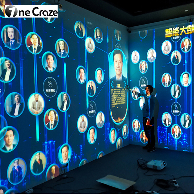 Touch Interactive Photo Wall Software+LADAR Device 1920x1080 Resolution Remote/App Control for Wedding Party Atmosphere 3D