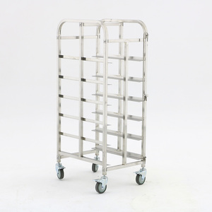 <span class=keywords><strong>Chariot</strong></span> <span class=keywords><strong>de</strong></span> rangement alimentaire multifonctionnel en acier inoxydable <span class=keywords><strong>de</strong></span> qualité commerciale, démontable, pour hôtel, cuisine, restaurant, boulangerie - Product Image 6